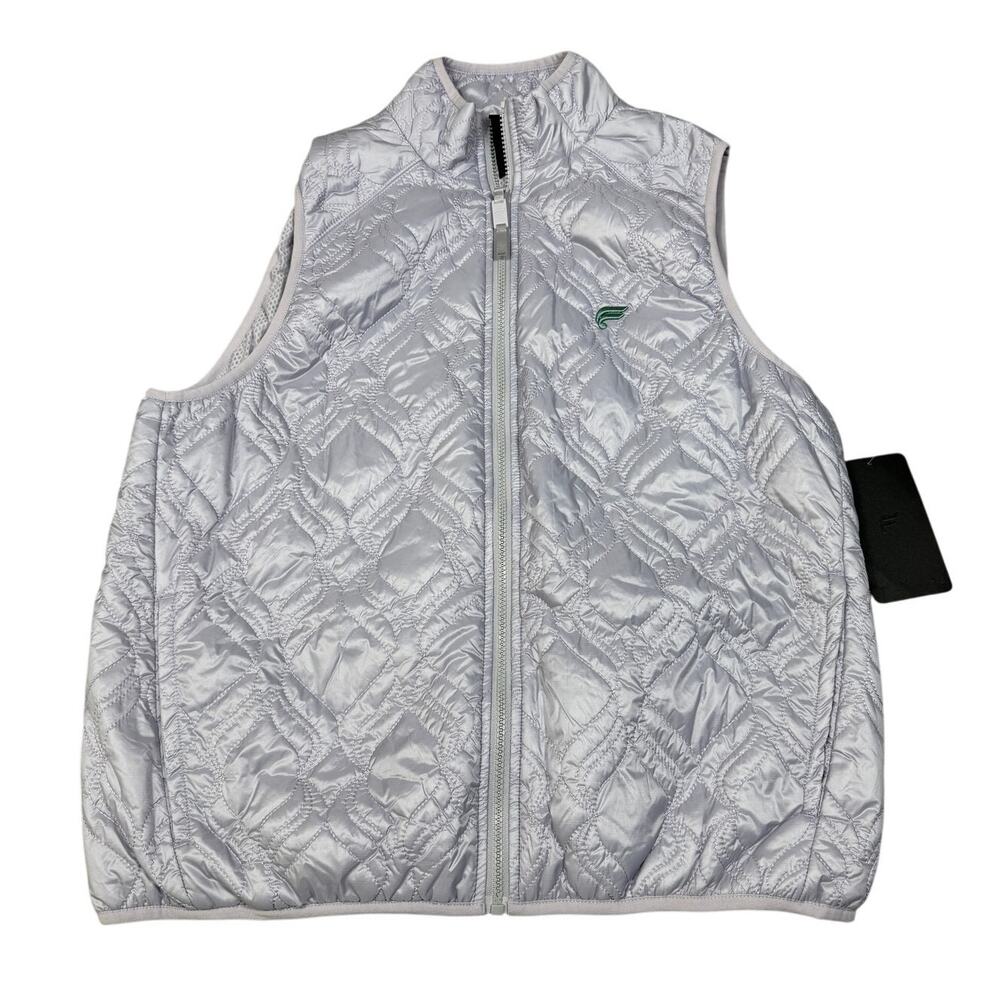 Fabletics Mens L Lilac Mist The Loft Vest Quilted NWT
